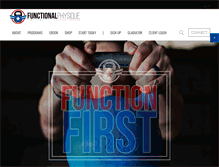 Tablet Screenshot of functionalphysique.com